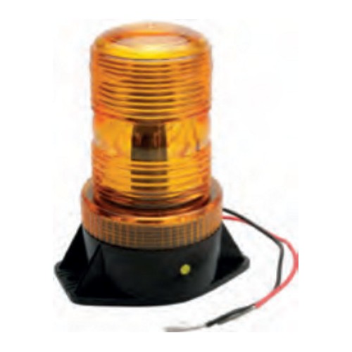 Gyrophare à LED orange 11-110 Volts / étanche
