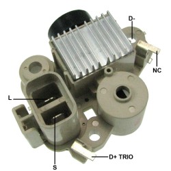 Regulador para alternador valéo ab180128 / AB190147 / TA000A33001