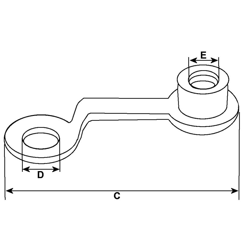 Connecteur para alternador Delco 10459013 / 10459017 / 10459026 / 10459037 / 10459047