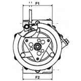 Compresseur de climatisation remplace SANDEN 1416 / 1416H /1901 / 1913 / 1919