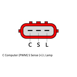 Lichtmaschine ersetzt BOSCH 0986082730 / MITSUBISHI A002TJ0591 / A002TJ0591ZE