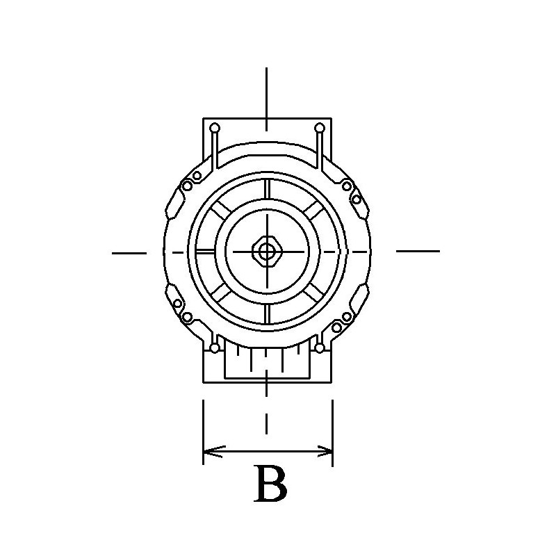 Alternateur équivalent VALEO TG14C019 / TG14C037 / VW 06H-903-017E / 06H-903-017EX / 06H-903-023-E