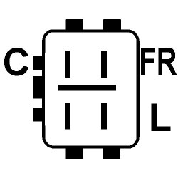 Alternateur DENSO 104210-1060 / KIA 37300-2F200