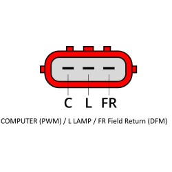 Alternator replacing VALEO 2607775 / 2609518 / KIA/HYUNDAI 37300-04310 / 37300-04610