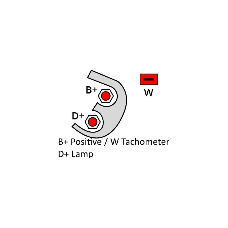 Alternador sustituye Bosch 0123310022 / 0123310044 / MARELLI 63533100 / VOLKSWAGEN 058903018 / 058903018X / 058-903-016