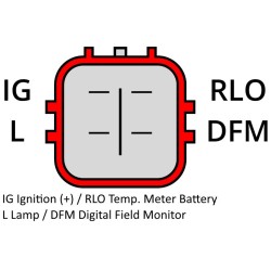 Alternador sustituye Denso 104210-4980 / 104210-4981 / 104210-4982 / 104210-4983