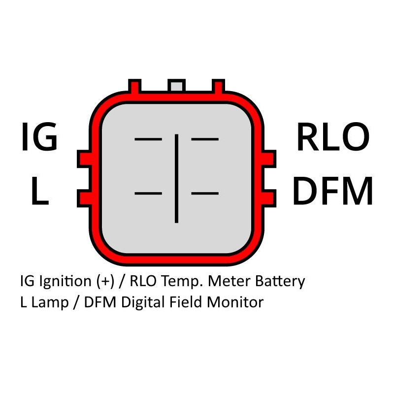 Alternador sustituye Denso 104210-4980 / 104210-4981 / 104210-4982 / 104210-4983