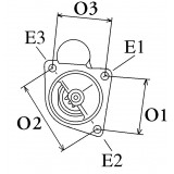 Motorino di avviamento 4.2 Kw sostituisce RE504009 / RE523502 / RE68783 / SE502632