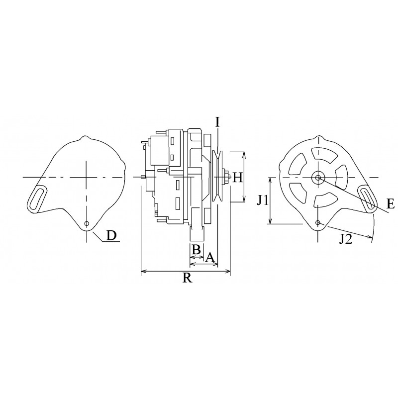 Lichtmaschine Ersetzt BOSCH 0124525137 / 0124525076