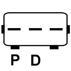 Alternateur équivalent MITSUBISHI A002TG1391 / A2TG1391 / A2TG1391ZD / MAZDA ZJ38-18-300