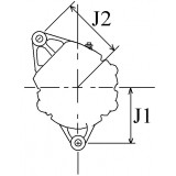 Alternatore sostituisce 104210-3370 / 104210-3371 / 8973250250