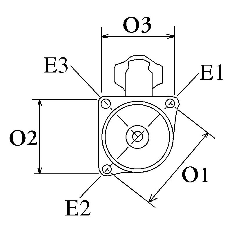 Anlasser BOSCH 0001368085