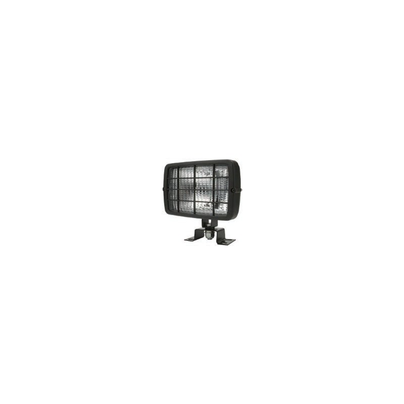 Work Lamp rectangular 152x104 mm H3 with grille