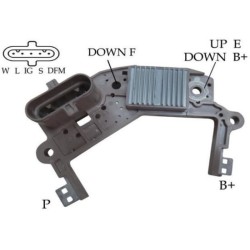 Regulador para alternador MITSUBISHI A009TU5591 / A009TU5591A / A009TU5591ZT