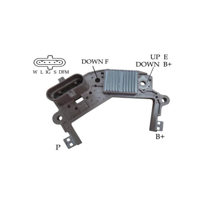 Régulateur pour alternateur MITSUBISHI A009TU5591 / A009TU5591A / A009TU5591ZT