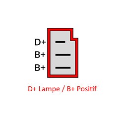 Alternator replacing MAGNETI MARELLI 63321617 / 63321361 / 63321276