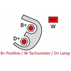 Alternador sustituye 0120488186 / 0120488187 / 93396398  / 943356408010 / 944390362500