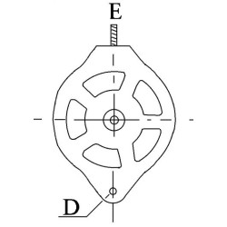 Motor de arranque sustituyee 1C010-63010 / 1C010-63011 / 1C010-63012 / 1G772-63010 / 1G772-63011 / 1G772-63012