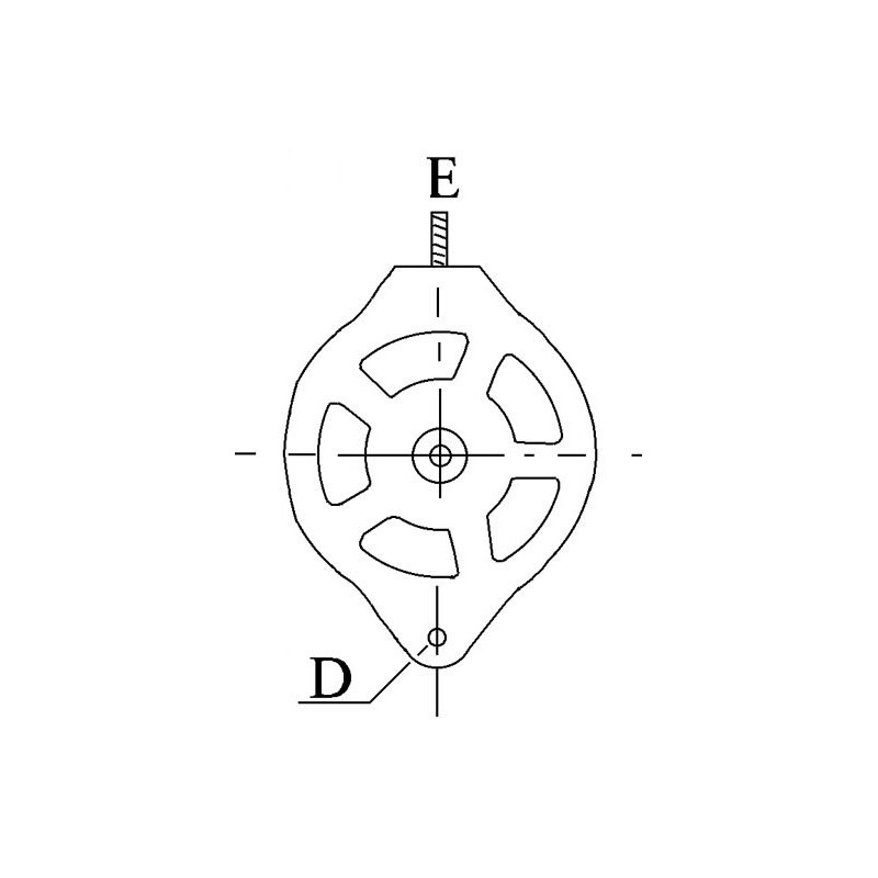 Démarreur équivalent 1C010-63010 / 1C010-63011 / 1C010-63012 / 1G772-63010 / 1G772-63011 / 1G772-63012