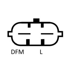 Regulador para alternador Hitachi LR1150-702 / LR1150-702B / LR1150-706 / LR1150-706B