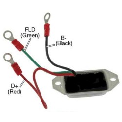 Regulador para alternador Hitachi LR130-02 / LR135-31 / LR135-31C / LR135-72