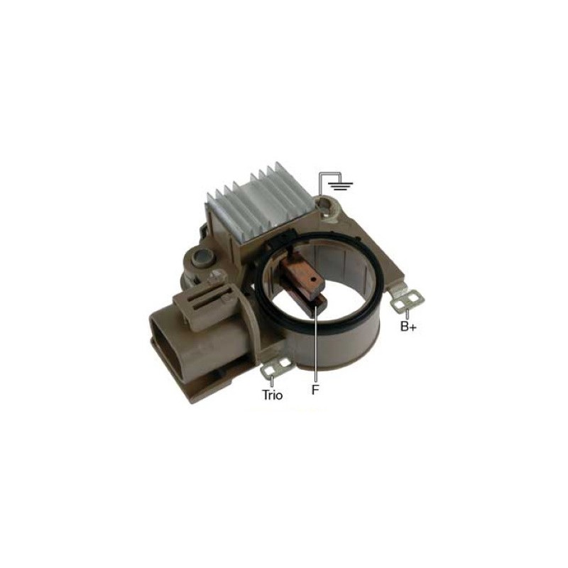 Régulateur pour Lichtmaschine MITSUBISHI A002T36776, A002TN0076, A002TN1199