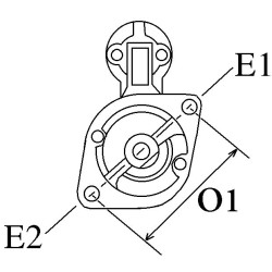 Motorino di avviamento equivalente M0T85681 / M000T85681 / 31100-65DA0 / 31100-67D10 / 31100-77E10 / 31100-77E20 Motorino di avviamento equivalente M0T85681 / M000T85681 / 31100-65DA0 / 31100-67D10 / 31100-77E10 / 31100-77E20