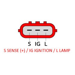 Lichtmaschine ersetzt 102211-1900 / 102211-1910 / 102211-1920 / 102211-2020 / 102211-2180 / 102211-2290