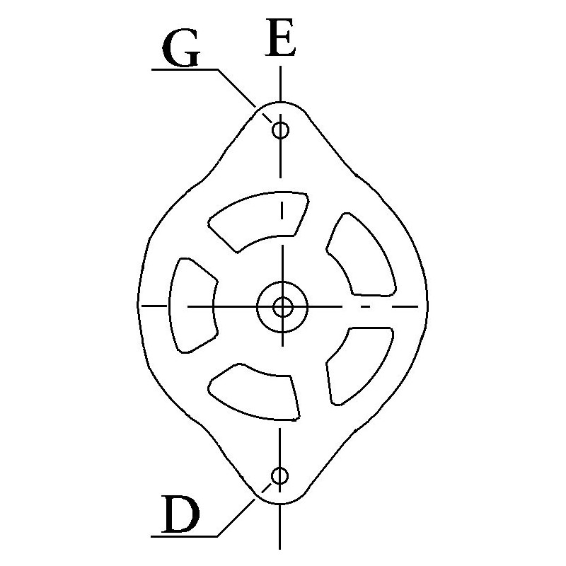 Alternateur équivalent 0124225055 / 0986080470 / 27060-0N011