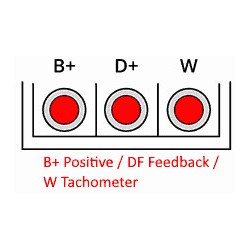 Alternateur équivalent 20110284 / AMR2938 / DAN016 / DRA3675 / LRB00284