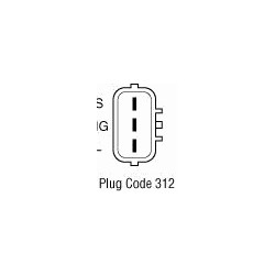 Alternatore equivalente 102211-5130 / 102211-5131 / 27060-0F010