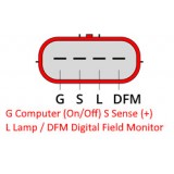 Alternator replacing A003TB1791 / A3TB1791 / LRA03205 / MD366831