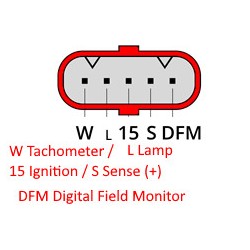 Alternador BOSCH 0124655181 / 0124655182 / 1932592 /  LRA03997 / DRA1509 /