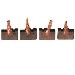 Juego de escobillas / charbon para motor de arranque Bosch 0001223007 / 0001223009