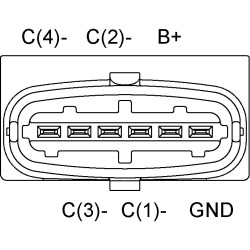 Bobina de encendido sustituyee 10458316 / 10458316 / 1208021 / 71739725 / 71744369 /