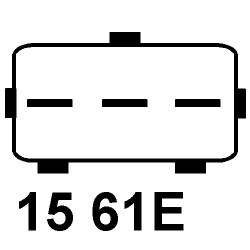 Alternateur équivalent A14VI28 / 437116 / 12312247389 / 0986044841