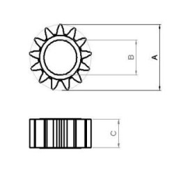 Portaescobillas para motor de arranque Denso028000-3641 / 028000-3642 / 028000-4323