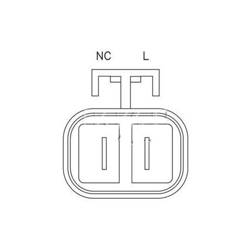 Pont de diode pour alternateur HITACHI LR180-510 / LR180-510AM / LR180-510R / GM 97189649
