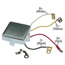 Regulador para alternador Lucas 23746, 23746A, 23749, 23756, 23756A, 23756D, 23806