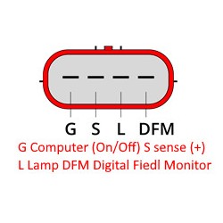Alternador sustituye 3730039010 / 3730039400 / 3730039405 / 3730039600 / 600038 / A0002655011