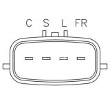 Regler für lichtmaschine KIA 37300-39435RU / 37300-39600 / MANDO AB112145