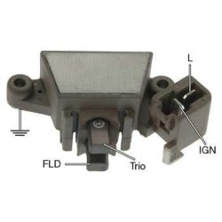 Regulador para alternador Hyundai 37300-32510 / 37300-32511 / Mando AB175051 / AR175AA / Valeo TA000A13201