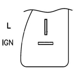Regulador para alternador MITSUBISHI A005T10477 / A005T16471 / A005T30977 / A005T30977 / A005T30977ZC
