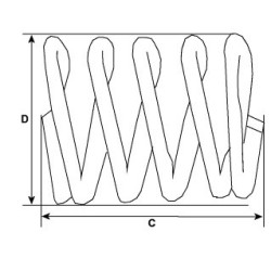 Resorte para motor de arranque Hitachi S108-63 / S114-177 / S114-245 / S114-269