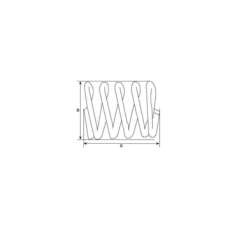 Resorte para motor de arranque Hitachi S108-63 / S114-177 / S114-245 / S114-269