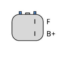 Alternateur  équivalent 0124615013 / 0124615018 / 0124615032