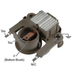 Regulador para alternador Mitsubishi A2T13391C / A2T13391D / A2T13391E / a2t14591 / a2t14592