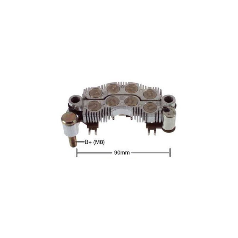 Piastra diodi per alternatore Valeo TA000A48401 / TA000A48402