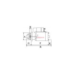 Motor de arranque sustituyee S1341 / S13-41A / S13-41B / S13-41C / S13-41D