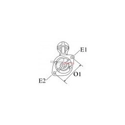 Motor de arranque sustituyee S1341 / S13-41A / S13-41B / S13-41C / S13-41D